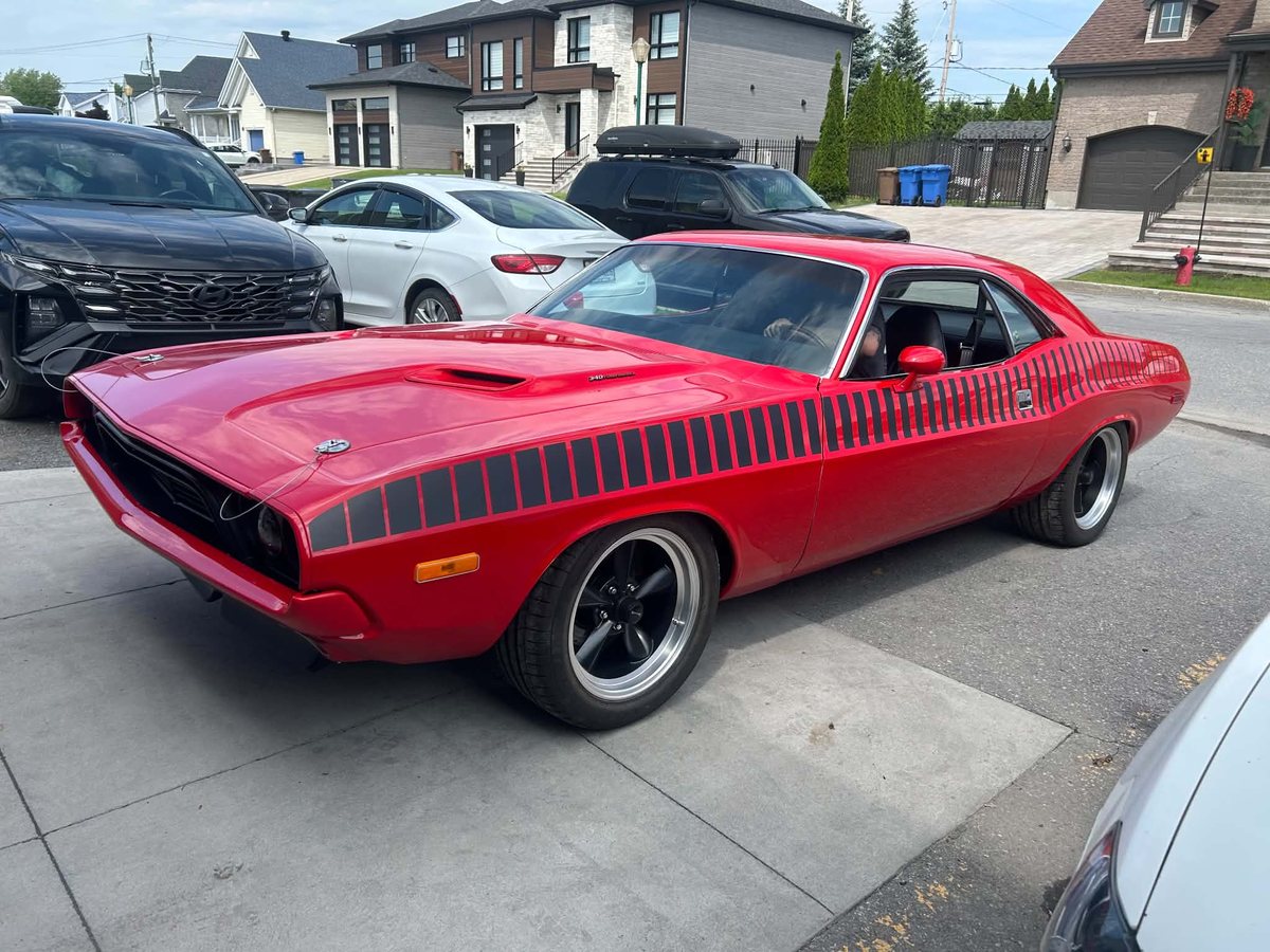 Challenger 1973 terminée, trois quarts avant